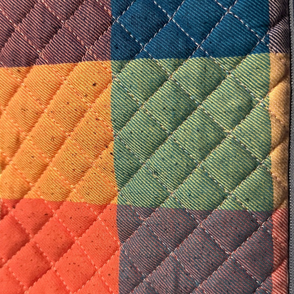 Vera Bradley Deluxe Travel Tote Tropics Plaid - Picture 3 of 7